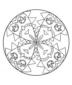 Coloring Page With Masks